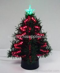 USB green x'mas tree red LED flash