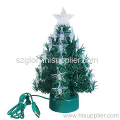 USB PCB x'mas tree color LED flash