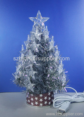 USB PCB x'mas tree color LED flash