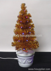 USB gold PVC x'mas tree with fiber