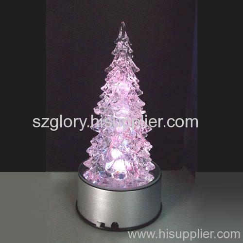 USB 7 color crystal turn tree