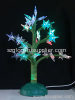 USB 7 color fiber tree with branch star