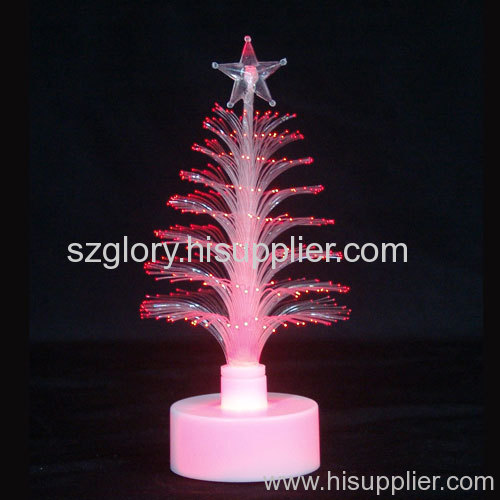 USB 7 color fiber tree with top star