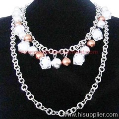 Charm alloy necklace