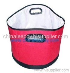 lunch bag with red color
