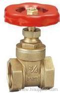 brass gate valve