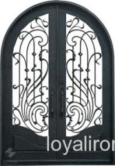 wrought iron door