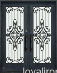 wrought iron door