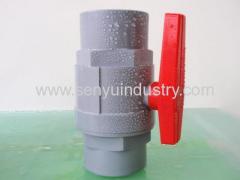 two pieces ball valve