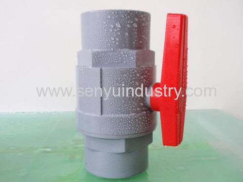 two pieces ball valve