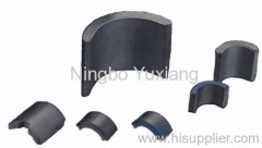 sintered arc segment ferrite magnets