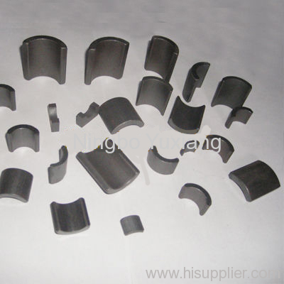 sintered arc segment anisotropic ceramic magnets