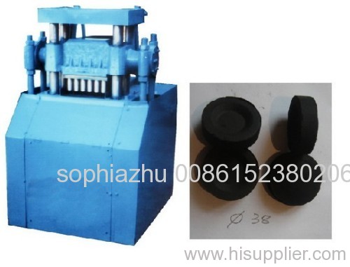 Charcoal briquette machine