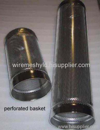 perforated filter baskets