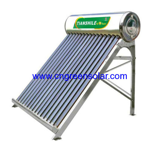 integrative vacuum tube solar heater