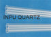 clear quartz tube