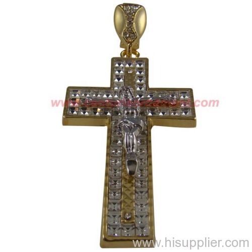 HIP HOP cross pendant