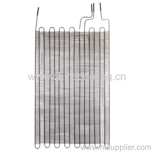 Wire on tube condenser beverage cooler parts