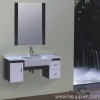 White PVC Bathroom Cabinet