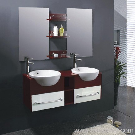 Solid Wood Bathroom Cabinet