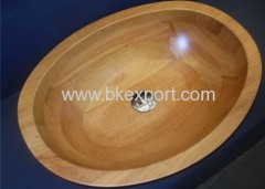 wooden sink