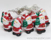 USB santa claus decorate light 8pcs 7 colors change LED with santa