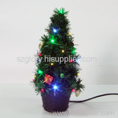 USB PVC x'mas tree with 24 led light
