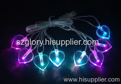 USB computer 8 LED decorate light