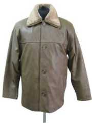 Men's natural leather jacket