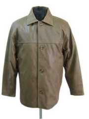 Men's natural leather jacket