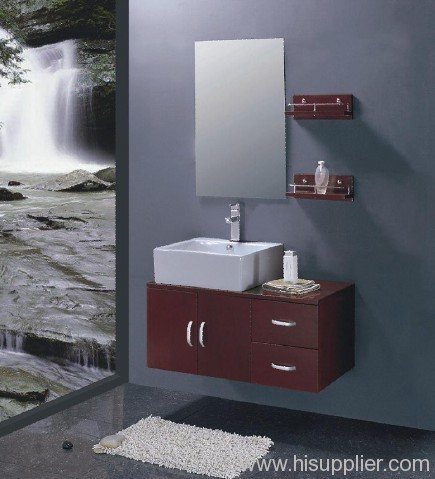 wood bathroom vanity