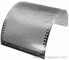 Round hole Perforated plate mesh