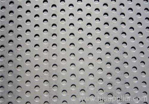 Low Carbon Steel Plate Round hole Perforated plate mesh