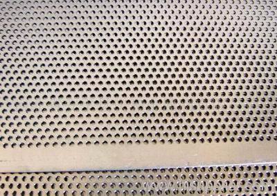 Round Hole Perforated Plate Mesh Panel