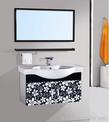 Elegant Stainless Steel Bathroom Vanity