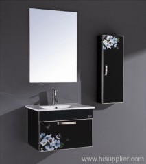 black bathroom vanity