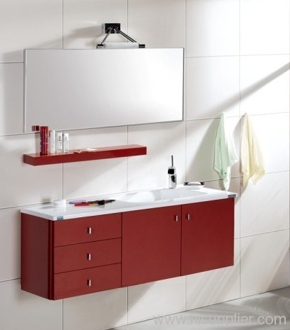 Red Bathroom Vanity