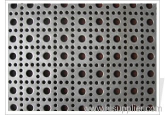 Round Hole Perforated plate mesh