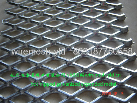 Standard Hot Dipped Galvanized Expanded Metal