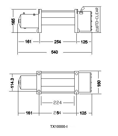 TRUCK winch 12000-I with CE 