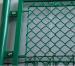 green coated chain link fence