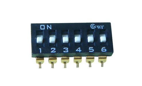 6 position SMD type DIP switch