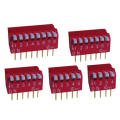 2-12 position piano type DIP switch