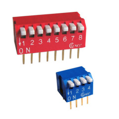 2-12 position piano type DIP switch