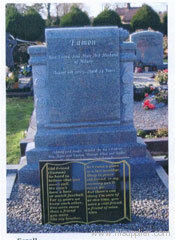 Europe style tombstone, Monument Head