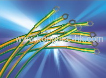 CB-HFT(YG) YELLOW/GREEN HEAT-SHRINKABLE TUBING