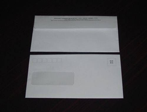 white window envelope