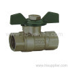 Butterfly handle MM Brass Ball Valve