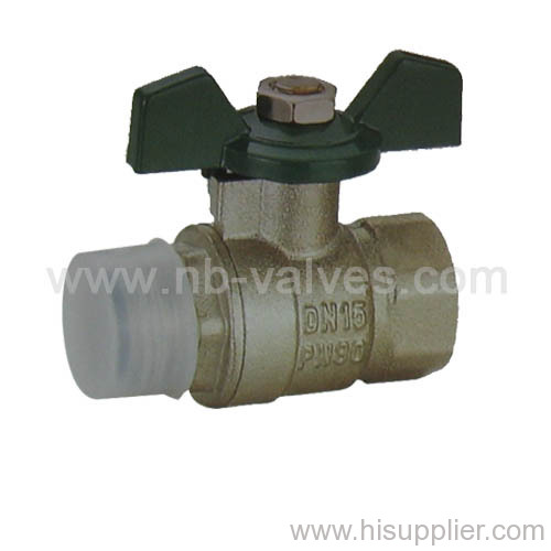 FM Brass Ball Valve Butterfly Handle