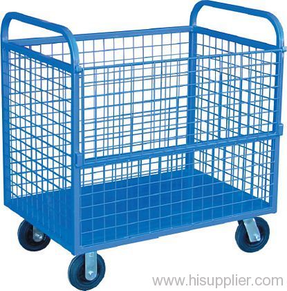 PVC coated welded shopping baskets